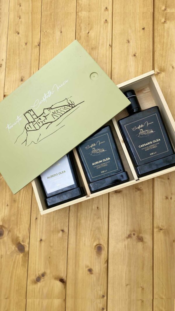 confezione regalo olio extravergine di oliva